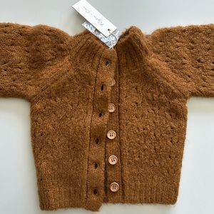 Brand new with tags Rylee + Cru Baby Sweater Cinnamon